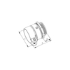 FLEXIBLE METAL CONDUIT SQUEEZE CONNECTOR - ZINC DIE CAST