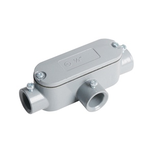 CONDUIT BODIES FOR E.M.T. SET SCREW TYPE WITH COVER & GASKET - ALUMINUM T-50AECG-T-400AECG