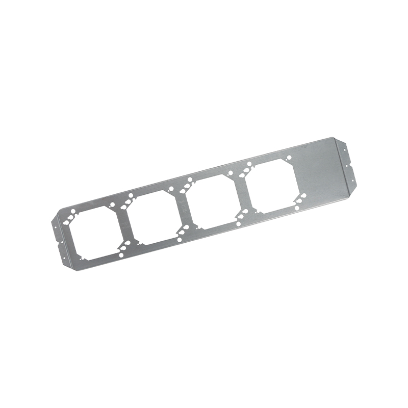 4 DEVICE RIGID BOX SUPPORT - GALVANIZED STEEL