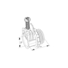 FLEX CONNECTORS - SADDLE TYPE - WITH INSULATED THROAT - ZINC DIE CAST