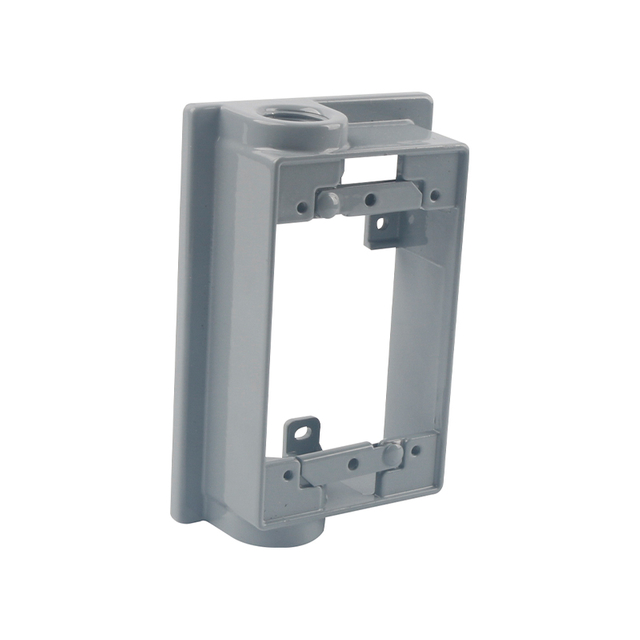 SWING - ARM - EXTENSION ADAPTERS - 3 - 1/2" X 5 - 1/4" X 1 - 1/2" DEEP - TWO THREADED OUTLETS - ALUMINUM