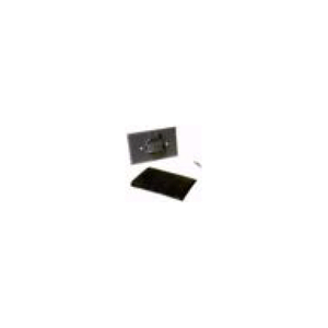 SINGLE GANG WEATHERPROOF COVER - HORIZONTAL 1.406" DIAMETER - ALUMINUM