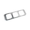 3 DEVICE RIGID BOX SUPPORT - GALVANIZED STEEL