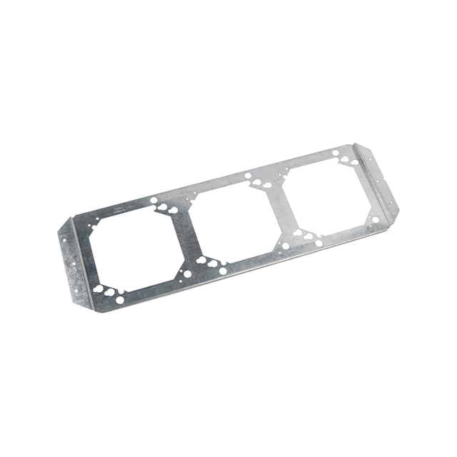 3 DEVICE RIGID BOX SUPPORT - GALVANIZED STEEL