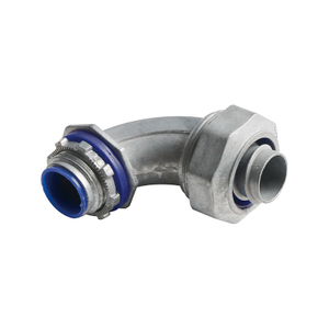 LIQUID-TIGHT CONNECTORS - 90° ANGLE - INSULATION - ZINC DIE CAST