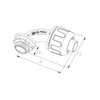 90° LIQUID-TIGHT CONNECETORS - NYLON