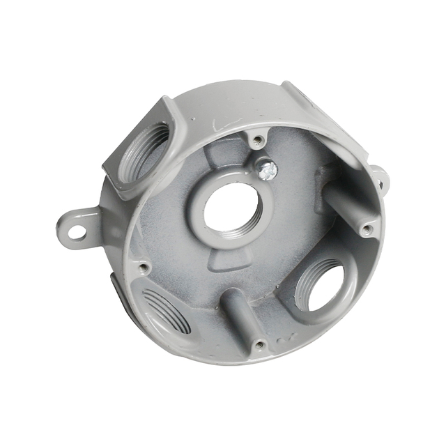 WEATHERPROOF BOXES - DOUBLE GANG (4" ROUND BOX) - ALUMINUM