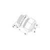 EMT CONNECTOR - COMPRESSION TYPE WITH INSULATING THROAT - ZINC DIE CAST