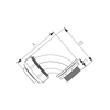 LIQUID-TIGHT CONNECTORS - 90° ANGLE - ZINC DIE CAST