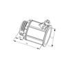 BX FLEX CONNECTOR - SET SCREW TYPE - ZINC DIE CAST