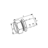COMBINATION COUPLINGS - EMT TO FLEX - COMPRESSION TO SCREW-IN TYPE - ZINC DIE CAST