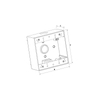 WEATHERPROOF BOXES - DOUBLE GANG (3 HOLES) - ALUMINUM