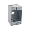 SINGLE GANG DEEP WEATHERPROOF BOX OUTLETS (5 HOLES) - ALUMINUM