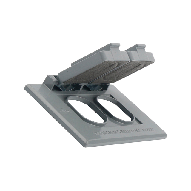 ONE GANG COVER DUPLEX/COMB, DEVICE-HORIZONTAL INCLUDE GASKET, SCREWS - ZINC