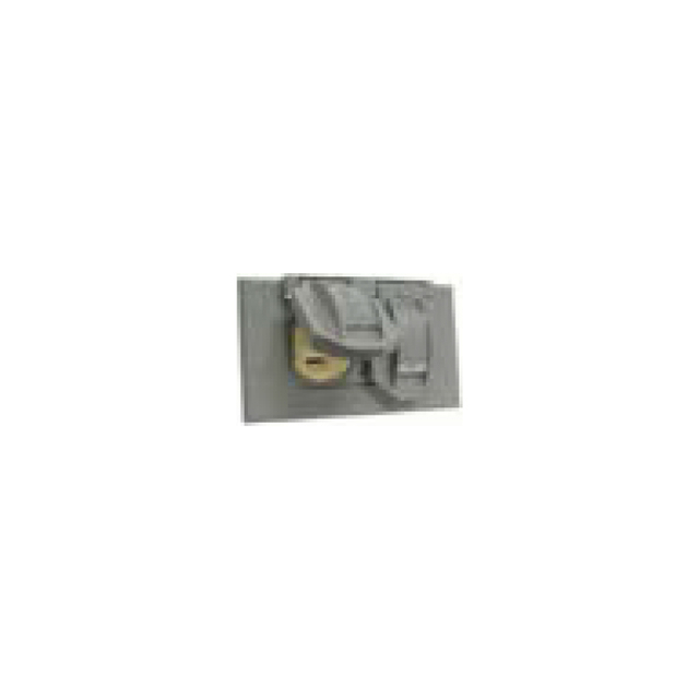 INGLE GANG WEATHERPROOF COVER & DUPLEX RECEPTACLE - ALUMINUM