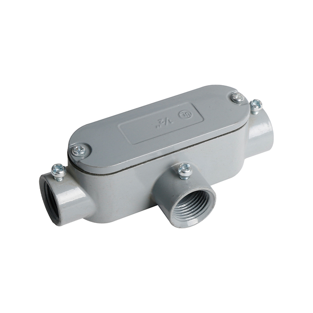 CONDUIT BODIES FOR E.M.T. & RIGID SET SCREW TYPE WITH COVER & GASKET - ALUMINUM T-50AAE-T-200AAE