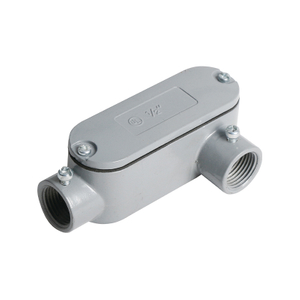 CONDUIT BODIES FOR E.M.T. & RIGID SET SCREW TYPE WITH COVER & GASKET - ALUMINUM LL-50AAE-LL-200AAE