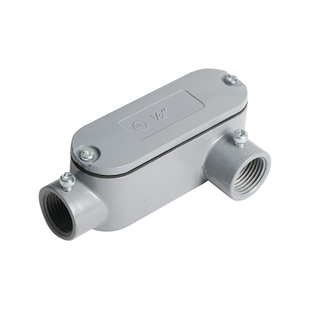 CONDUIT BODIES FOR E.M.T. & RIGID SET SCREW TYPE WITH COVER & GASKET - ALUMINUM LL-50AAE-LL-200AAE