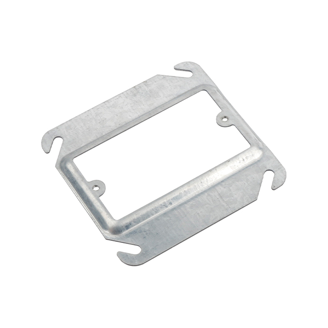 4" SQUARE DEVICE RINGS FLAT OR DRAWN - STEEL