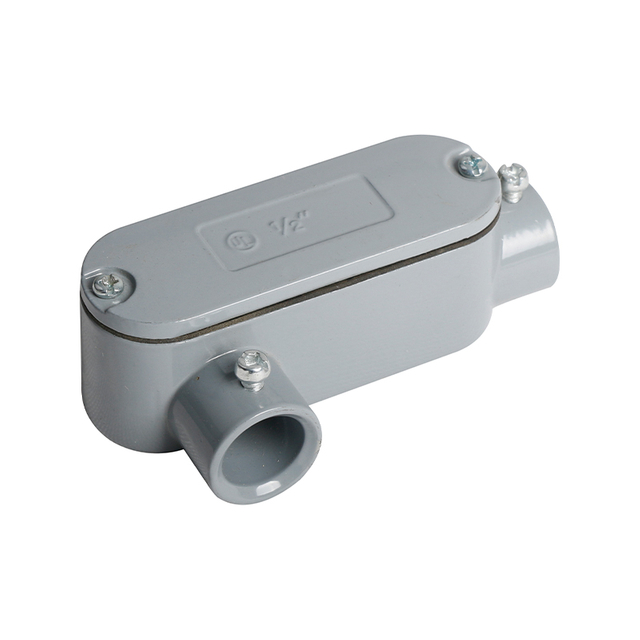 CONDUIT BODIES FOR E.M.T. SET SCREW TYPE WITH COVER & GASKET - ALUMINUM LR-50AECG-LR-400AECG