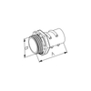 FLEX CONNECTORS - SCREW IN - ZINC DIE CAST