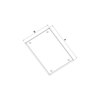 THREE GANG WEATHERPROOF BOX MOUNT COVER BLANK - ALUMINUM / STEEL