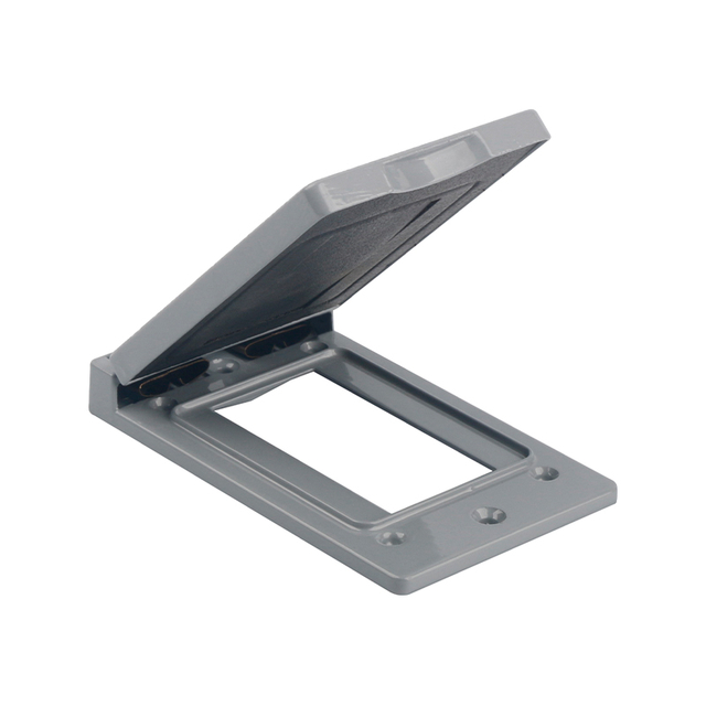 ONE GANG COVER GFCI-VERTICAL INCLUDE GASKET, SCREWS - ZINC