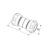 EMT COUPLING - COMPRESSION TYPE - STEEL