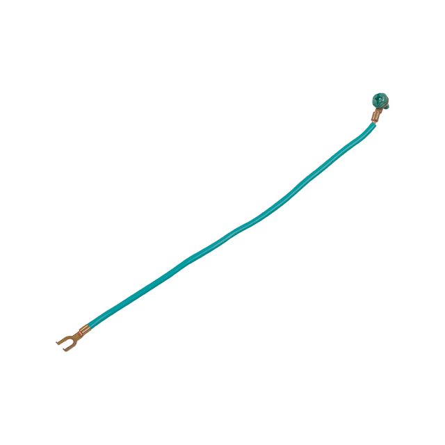 STRANDED WIRE GROUNDING PIGTAIL WITH FLANGED TERMINAL