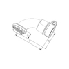 90° LIQUID-TIGHT CONNECTORS ZINC DIE CAST