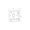 TWO GANG WEATHERPROOF BOX OUTLETS (9 HOLES SIDE OPENING) - ALUMINUM