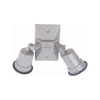 SQUARE WEATHERPROOF COVER, THREE 1/2" HOLE - LAMPHOLDERS WITHOUT OUTER GASKET - ALUMINUM/ZINC